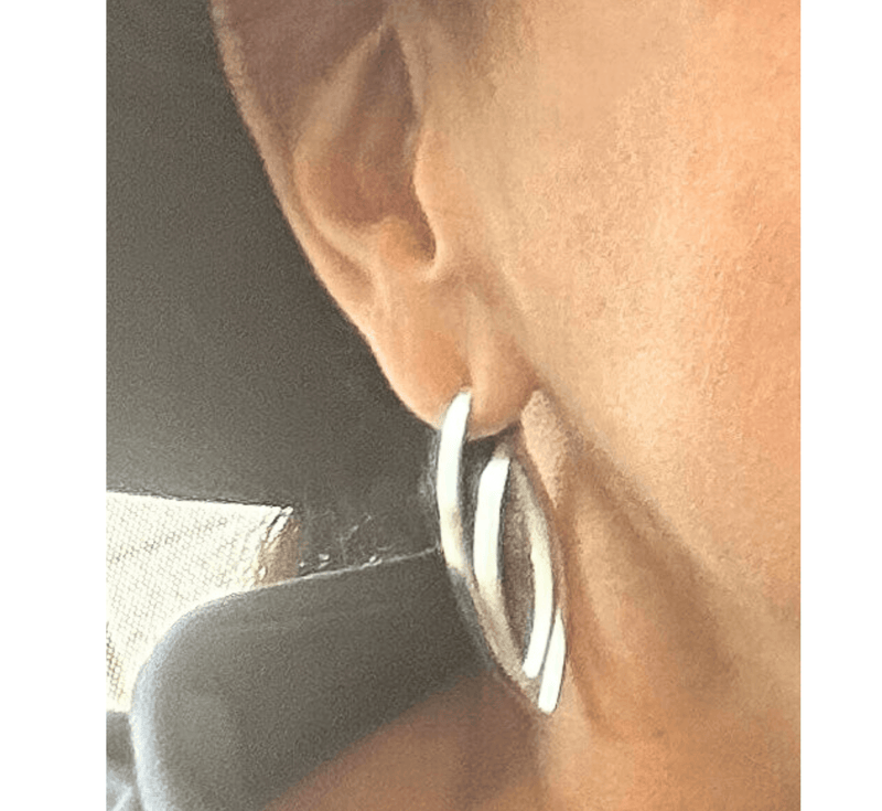 Marquis Hoop Earrings