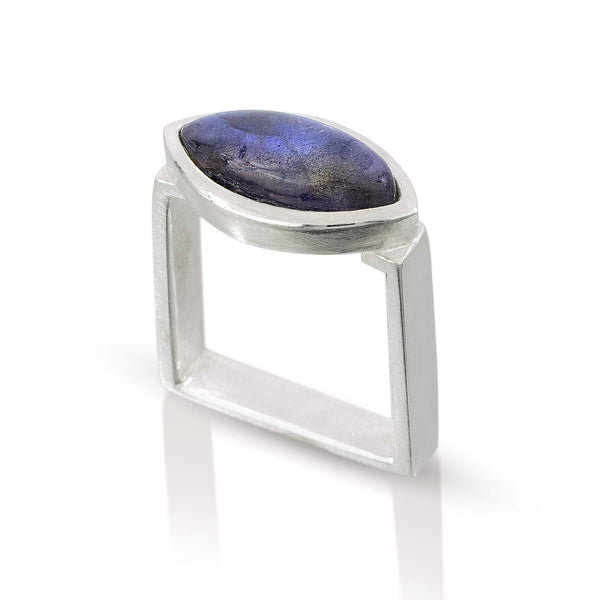 Adora Square Ring with Marquis Stone