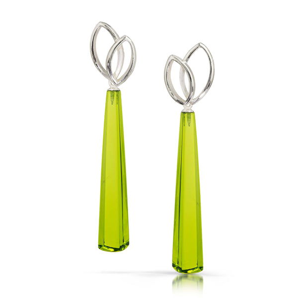 Sweet Leaf Long Drop Earrings