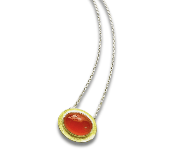 Ovaline Pendant- Carnelian
