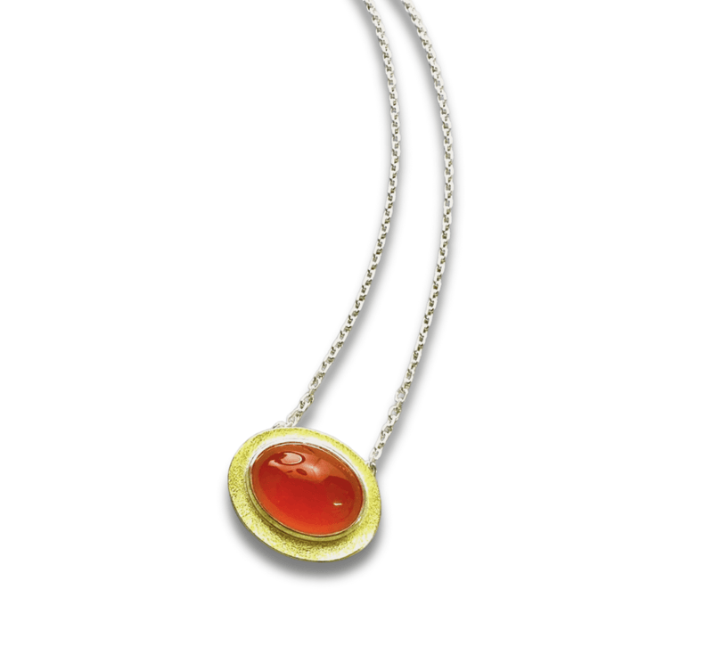Ovaline Pendant- Carnelian