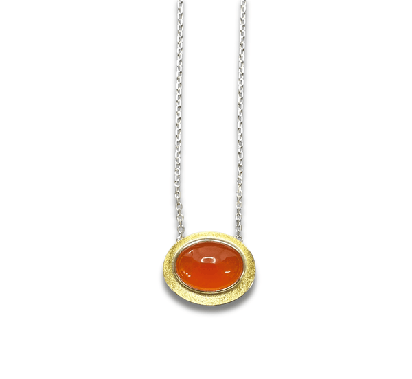 Ovaline Pendant- Carnelian