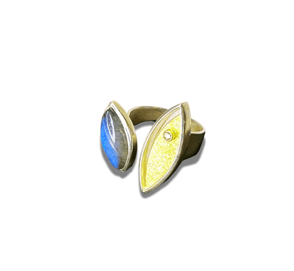Double Fish Eye Ring