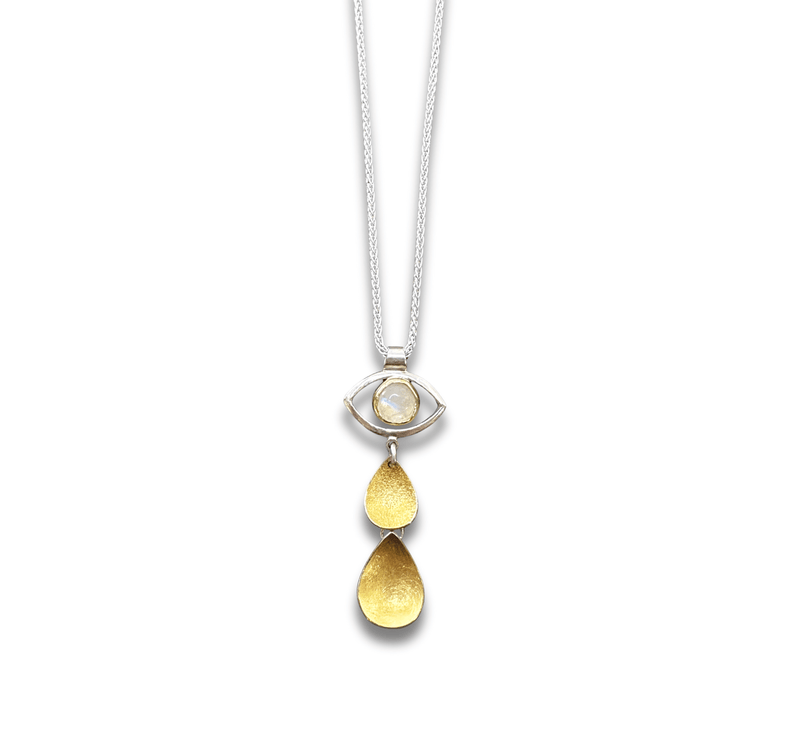 Goddess Eye with Two Tears Pendant