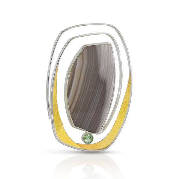 Shadow Line Brooch/Pendant