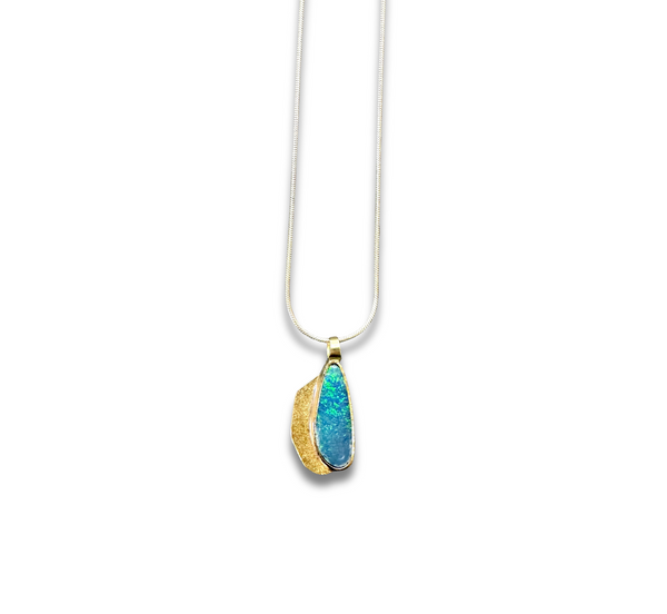 Opal Collage Pendant