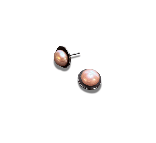 Pink Pearl Studs