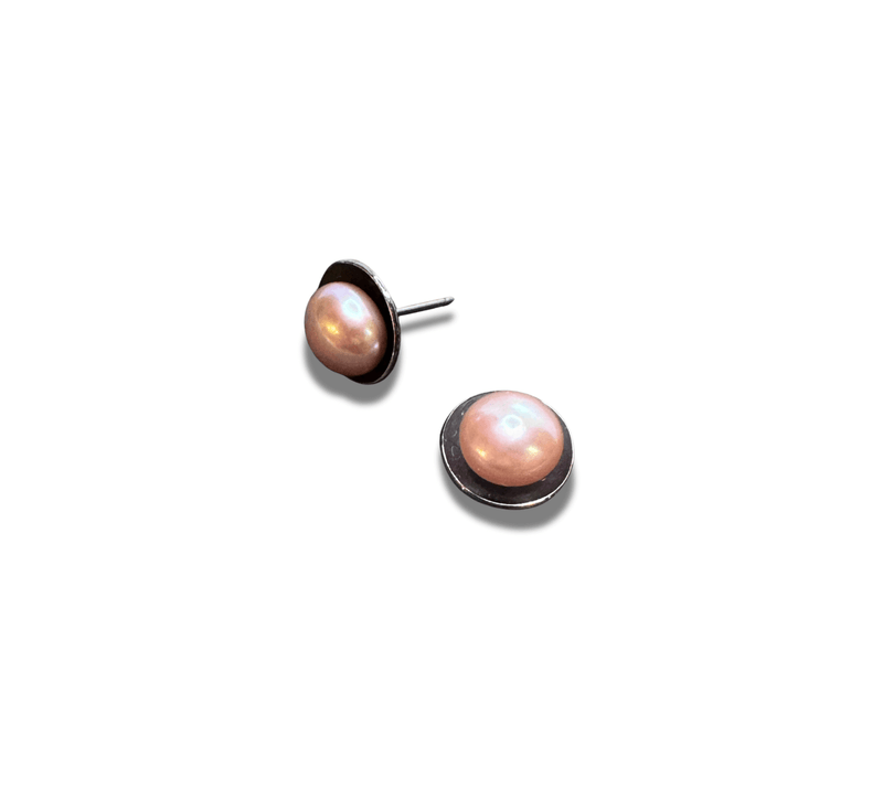 Pink Pearl Studs