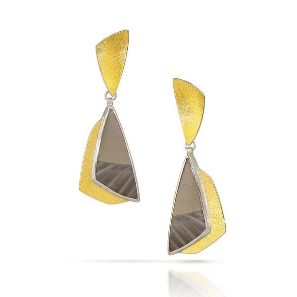 Scalene Stone Drop Earrings