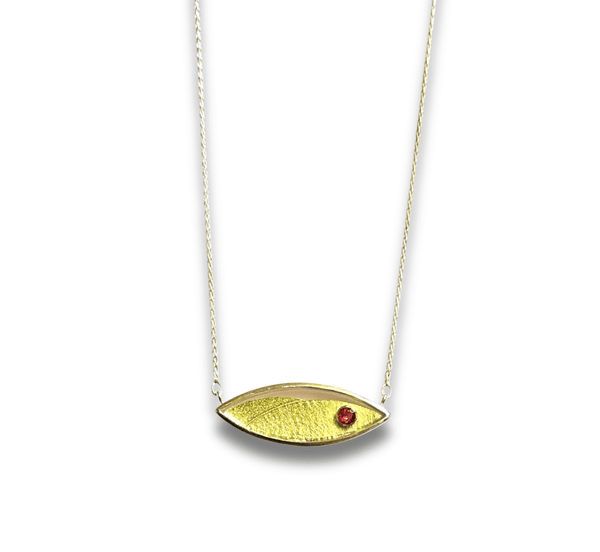 Golden Minnow Pendant
