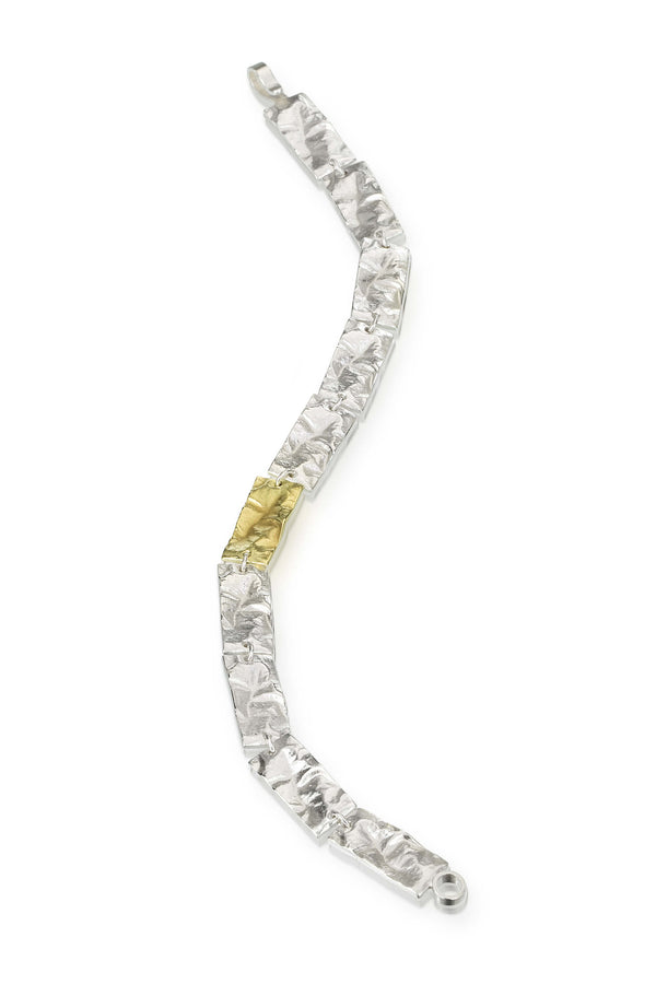 Sterling Silver Gold link bracelet