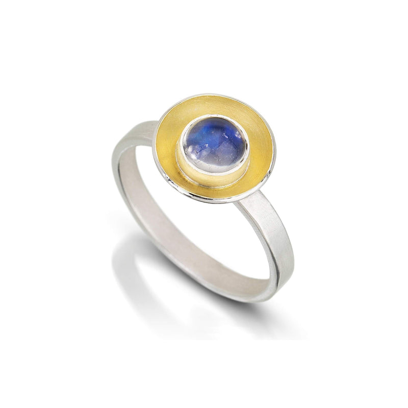 Saturn Ring with Moonstone