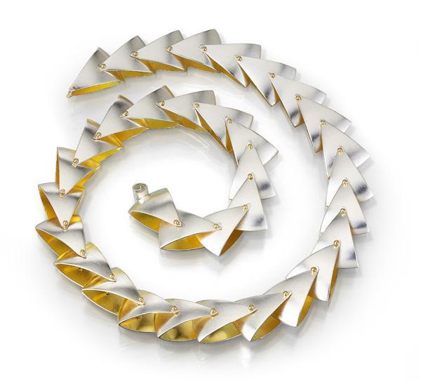 Fan Spin Wheel Necklace - Bimetal